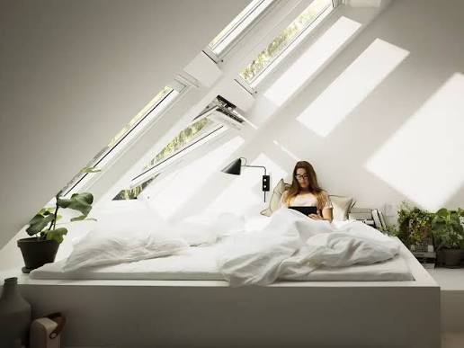 Dachfenster im Schlafzimmer