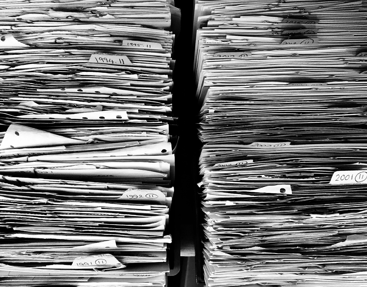 Files, paper, office — "Balancing Act: The Chronicles of a Miss Part-Time Job"